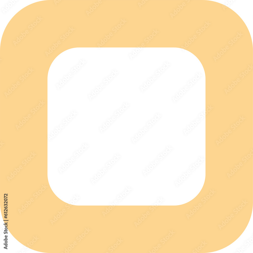rounded square frame isolated on transparent . frame . Square blank frame. Flat. PNG rounded square frame isolated on transparent . frame . Square blank frame. Flat. PNG