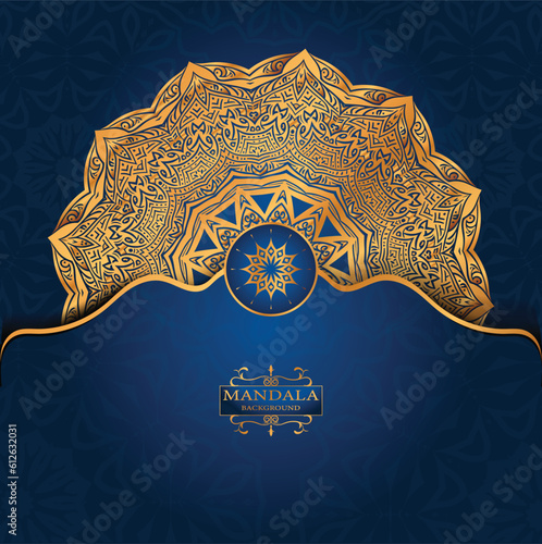 Luxury ornamental mandala design background