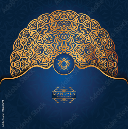 Luxury ornamental mandala design background