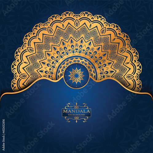 Luxury ornamental mandala design background