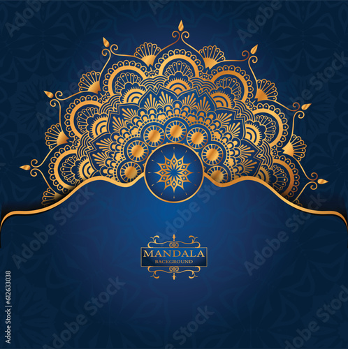 Luxury ornamental mandala design background