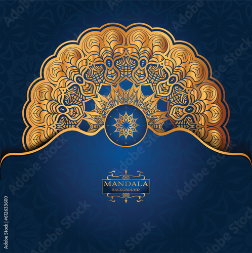Luxury ornamental mandala design background