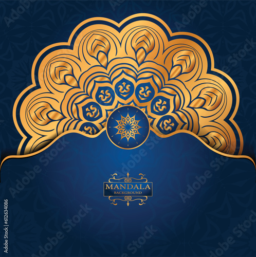 Luxury ornamental mandala design background