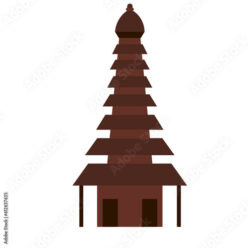 Indonesian Landmark Illustration Set_Pura