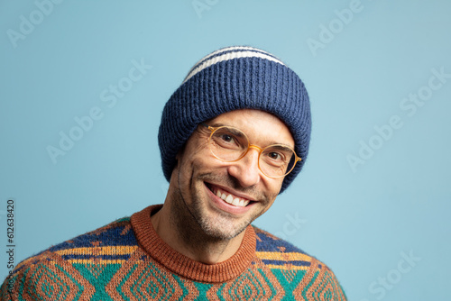 Man wearing a cap photo