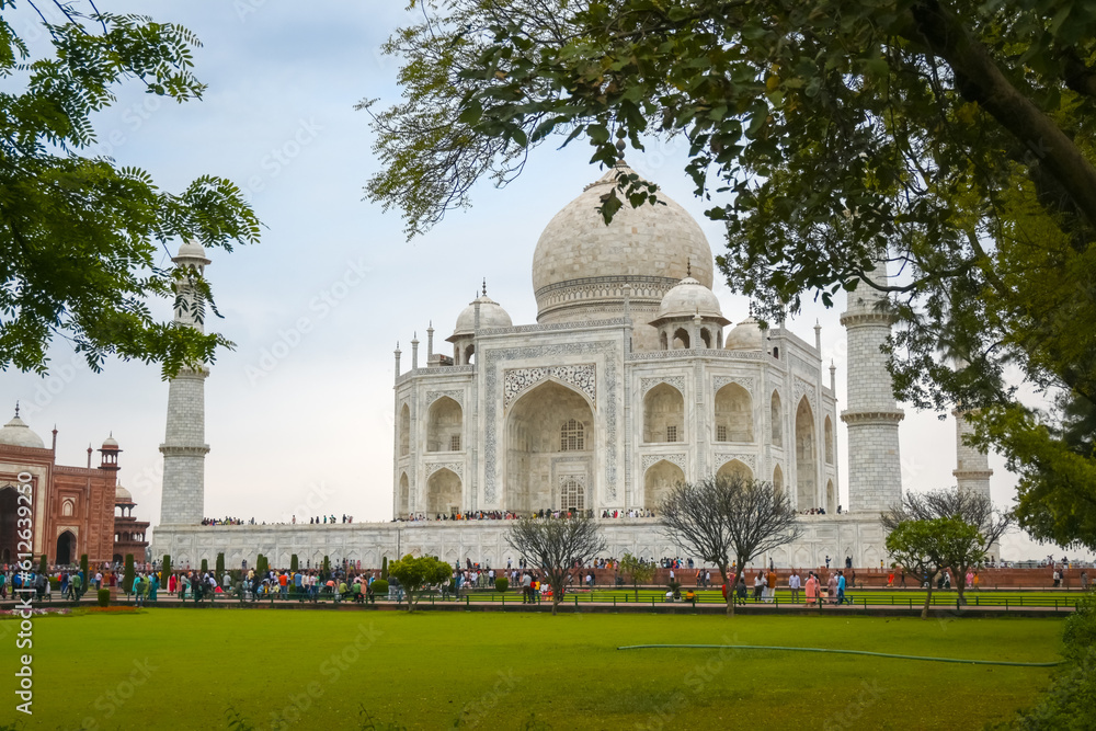 The Taj mahal in India is Part of 7 wonders of world.