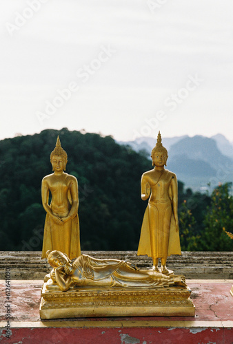 Three Thai Buddha statues 
