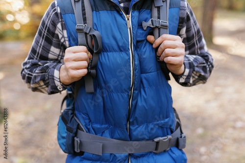 Anonymous knapsack backpacker vacation outdoor utility  photo