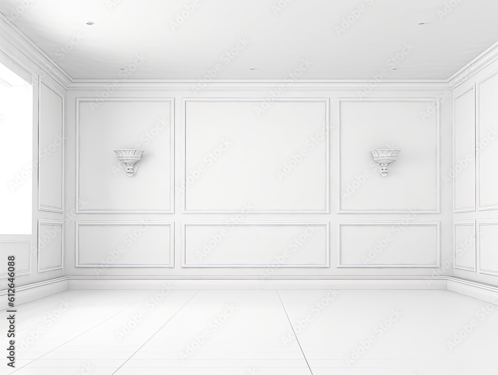 Pure White Background Wall for Infinite Creativity