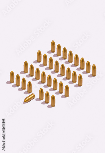 Big gun artillery shells