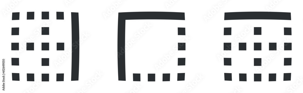 Set of 3 icons Editor. Creative business solutions icon set. Set Quality icon. Linear icons set. Big UI icon set in a flat design. Vector illustration Set of 3 icons Editor. Creative business solutions icon set. Set Quality icon. Linear icons set. Big UI icon set in a flat design. Vector illustration