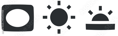 Set of 3 icons Image. Vector collection thin line Web icon. Simple Set. for mobile and web. Thin filled icons pack. Vector illustration