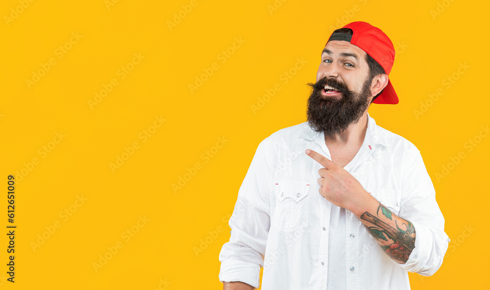 cool casual man in studio, banner. cool casual man on background. cool casual man with moustache. cool casual man isolated on yellow. cool casual man in studio, banner. cool casual man on background. cool casual man with moustache. cool casual man isolated on yellow.