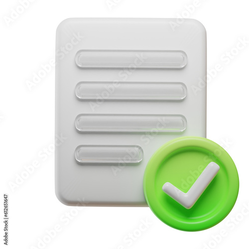 Business Documents icon 3D