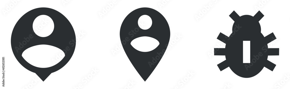 Set of 3 icons Maps. Vector collection thin line Web icon. Simple Set. for mobile and web. Big UI icon set. Vector illustration Set of 3 icons Maps. Vector collection thin line Web icon. Simple Set. for mobile and web. Big UI icon set. Vector illustration