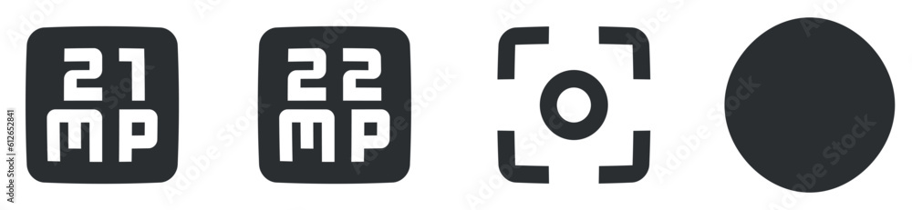 Set of 4 icons Image. Line icons collection. Outline isolated signs. Linear symbols set. Big UI icon set. UI and UX Set of 4 icons Image. Line icons collection. Outline isolated signs. Linear symbols set. Big UI icon set. UI and UX
