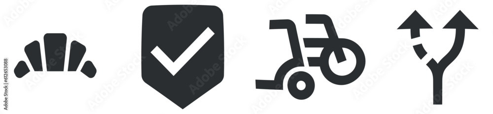 Set of 4 icons Maps. Line icons collection. Outline isolated signs. Linear icons set. Thin filled icons pack. UX UI Set of 4 icons Maps. Line icons collection. Outline isolated signs. Linear icons set. Thin filled icons pack. UX UI