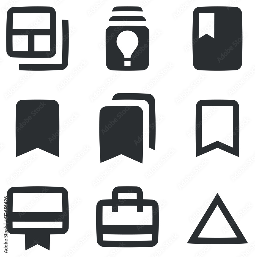 Set of 9 icons Actions. Vector illustration of thin line icons. Outline isolated signs. Linear symbols set. Big UI icon set in a flat design. UX UI Set of 9 icons Actions. Vector illustration of thin line icons. Outline isolated signs. Linear symbols set. Big UI icon set in a flat design. UX UI