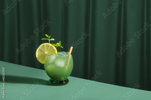 Green Matcha Cocktail photo