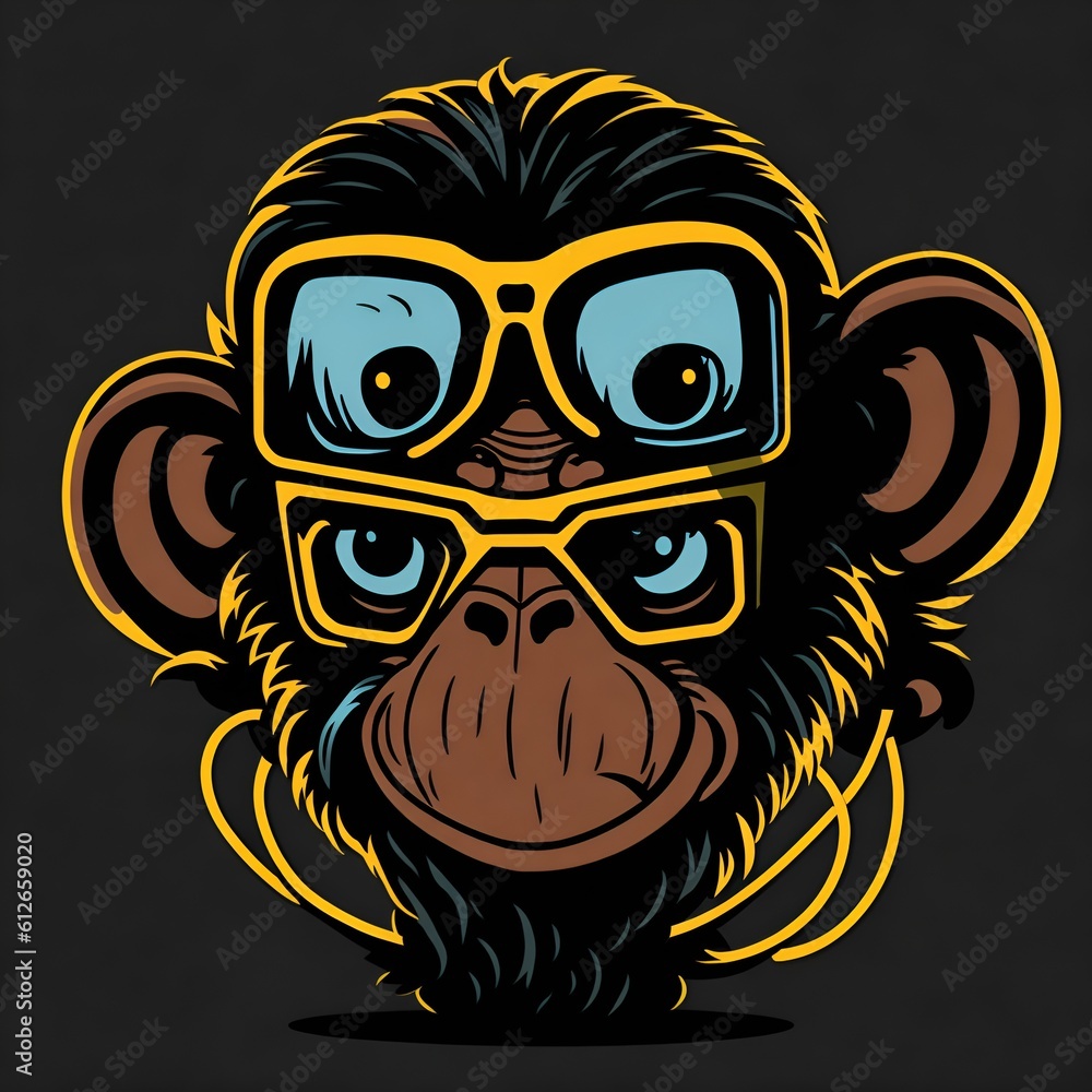 NFT of a monkey NFT of a monkey