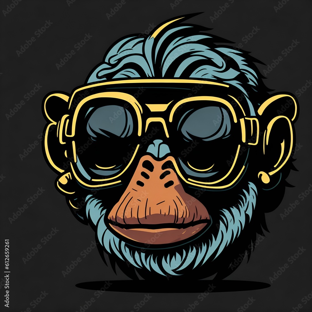 NFT of a monkey NFT of a monkey