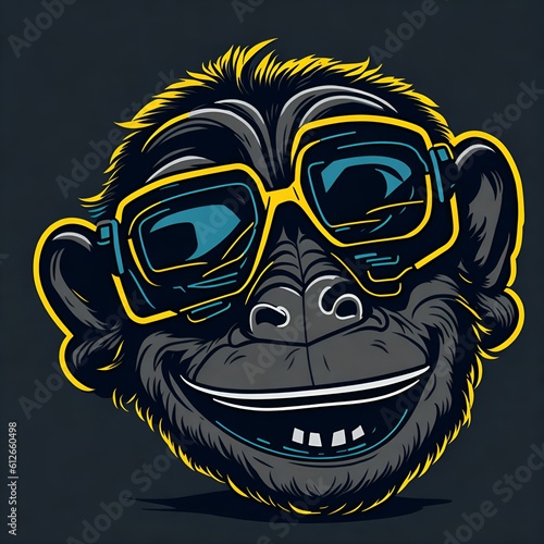 illustration of a monkey nft