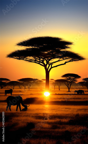 Ai image of Africa. © Choi
