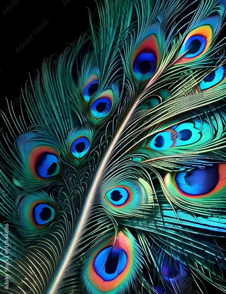 Obraz premium peacock feather 