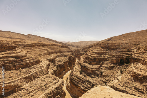 Mides canyon landscape in Tunisia