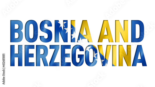 Bosnia and Herzegovina flag text font photo