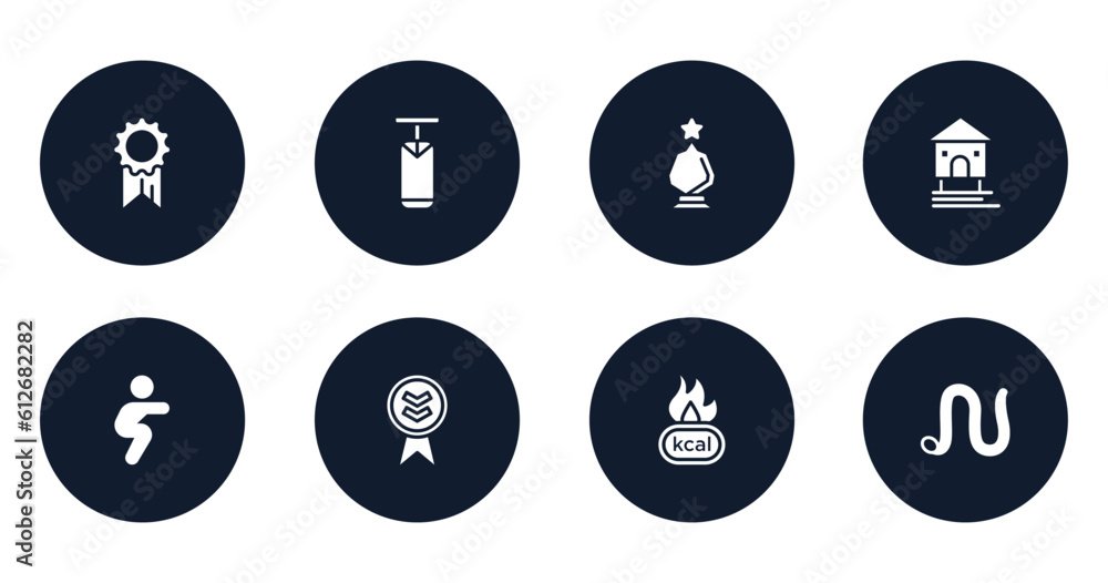 fisherman filled icons set. flat filled icons sheet included first place, boxing bag, glass award, stilt house, squats, down indicator, calories, earthworm vector. fisherman filled icons set. flat filled icons sheet included first place, boxing bag, glass award, stilt house, squats, down indicator, calories, earthworm vector.