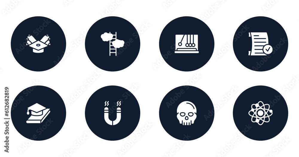 laboratory filled icons set. flat filled icons sheet included scholarship, ascend, , passed, thesis, magnetism, anthropology, neutrons vector. laboratory filled icons set. flat filled icons sheet included scholarship, ascend, , passed, thesis, magnetism, anthropology, neutrons vector.