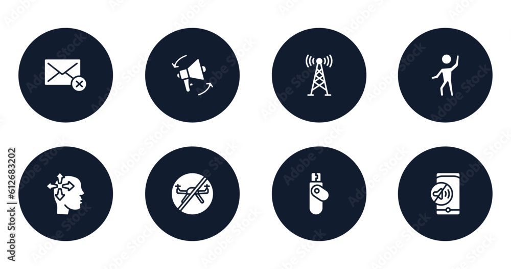 phone filled icons set. flat filled icons sheet included deleted, traction, telecommunication, enjoy, introvert, no drone zone, flash disk, no sound vector. phone filled icons set. flat filled icons sheet included deleted, traction, telecommunication, enjoy, introvert, no drone zone, flash disk, no sound vector.