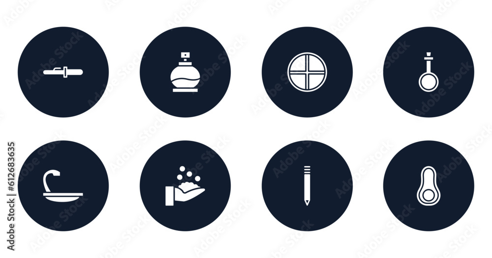 spa & wellness filled icons set. flat filled icons sheet included curling tongs, fragance, tray, potions, hair wash sink, hygienic, eyebrow pencil, avocado vector. spa & wellness filled icons set. flat filled icons sheet included curling tongs, fragance, tray, potions, hair wash sink, hygienic, eyebrow pencil, avocado vector.