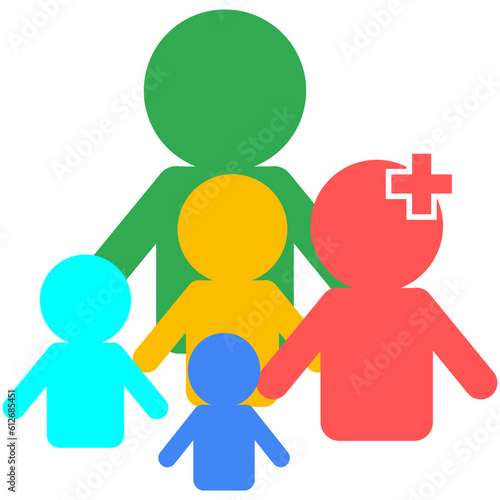 Population Growth Silhouette Graphic Design for World Population Day