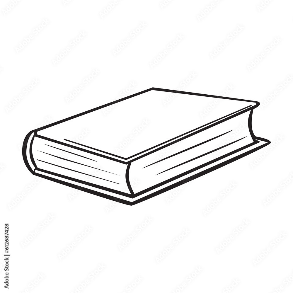 book line vector illustration book line vector illustration