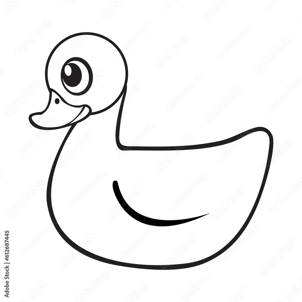 duck line vector illustration duck line vector illustration