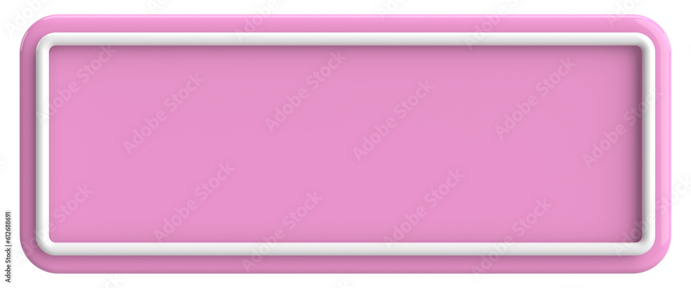 3D button. Empty button. 3D illustration. 3D button. Empty button. 3D illustration.