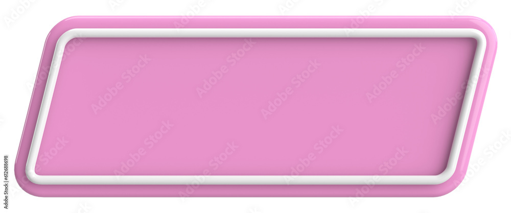 3D button. Empty button. 3D illustration. 3D button. Empty button. 3D illustration.