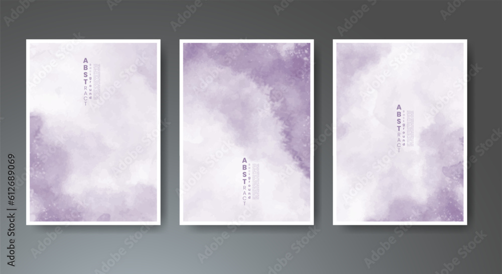 Set of soft bright watercolor background. Design for your cover, date, postcard, banner, logo.