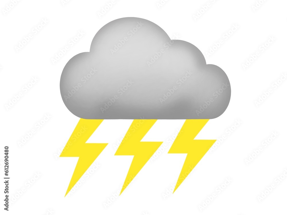 お天気マーク 雷 お天気マーク 雷