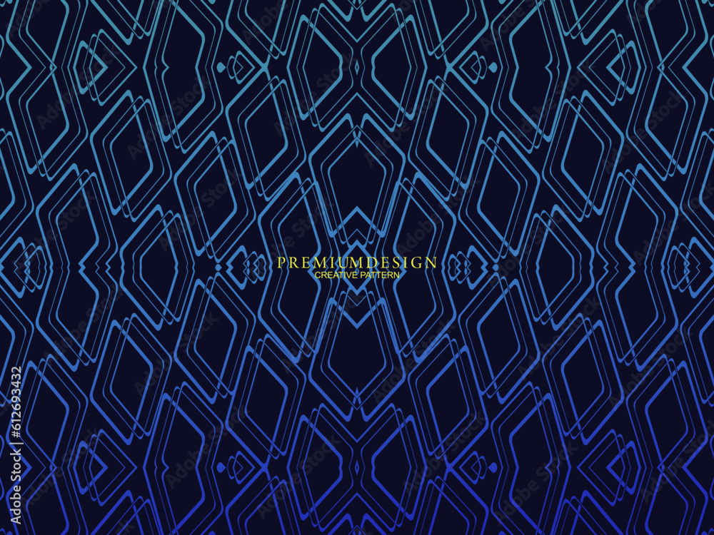 Premium background design with diagonal dark blue stripes pattern. Vector horizontal template, for digital lux business banner, contemporary formal invitation, luxury voucher, gift certificate, etc. Premium background design with diagonal dark blue stripes pattern. Vector horizontal template, for digital lux business banner, contemporary formal invitation, luxury voucher, gift certificate, etc.