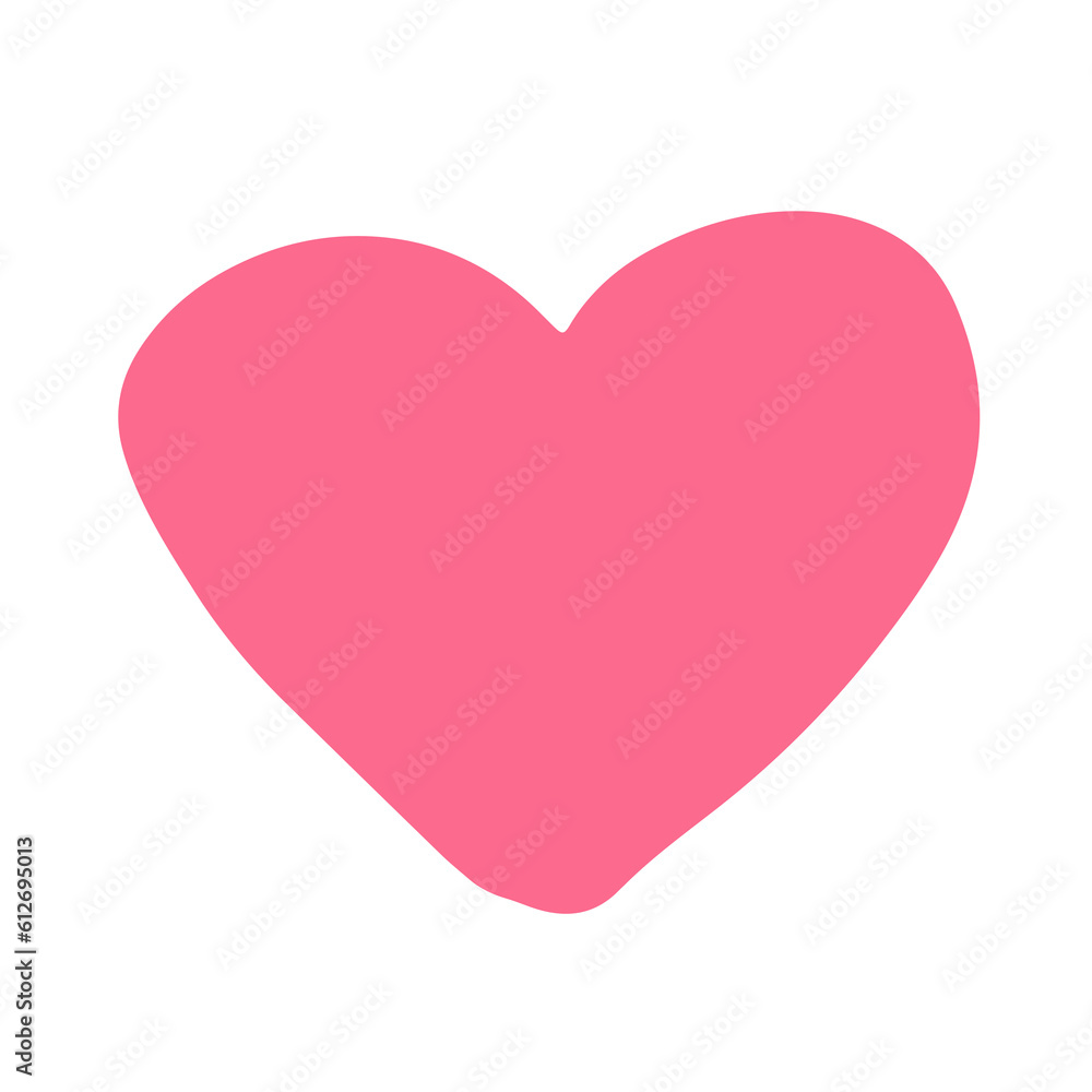 pink heart symbol element