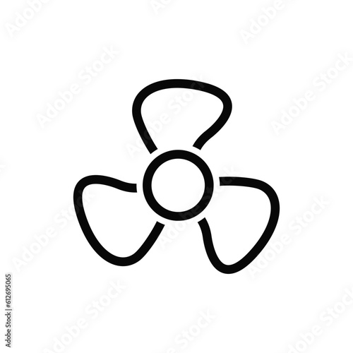 Propeller icon vector design trendy