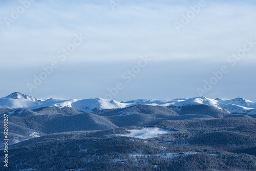 Snowy Mountain Landscape in Summit County Colorado © Cavan