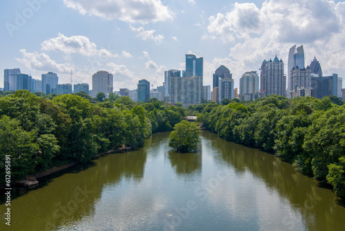 Fototapeta Naklejka Na Ścianę i Meble -  The Midtown Atlanta, Georgia skyline