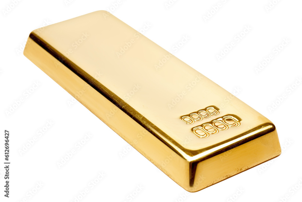 gold bar, no background