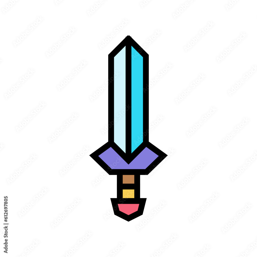 weapon toy baby color icon vector. weapon toy baby sign. isolated symbol illustration