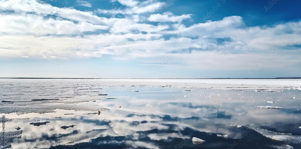 Beautiful glaciers and skies, great nature photography