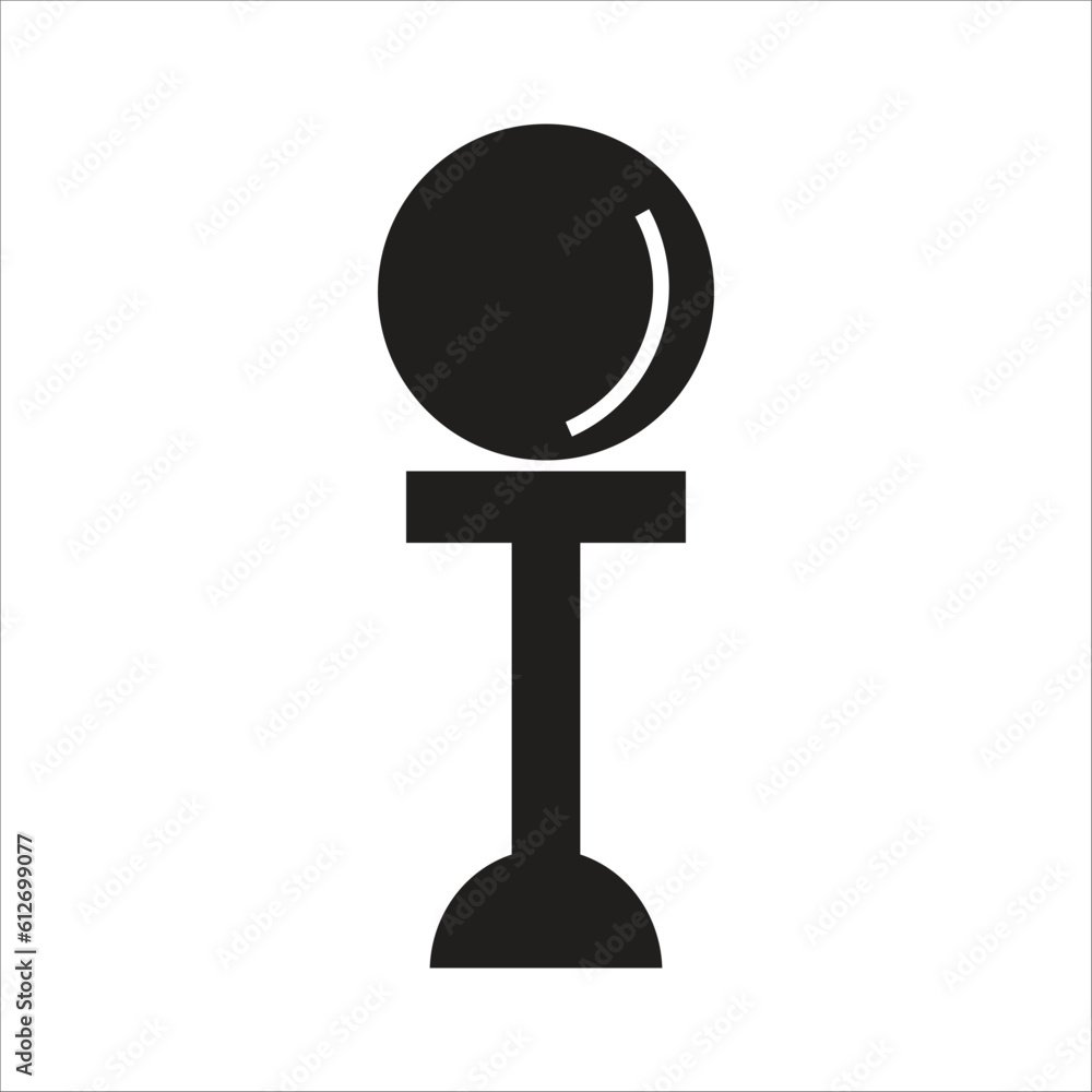 garden lamp vector icon logo template garden lamp vector icon logo template